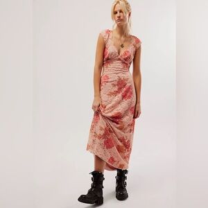 Free People | Dresses | Free People Butterfly Babe Lace Maxi Dress Antique  Combo | Poshmark